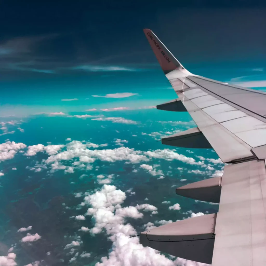Vista aérea desde avión