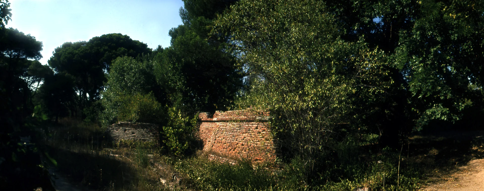 Estanque y vegetación frondosa en el jardín de El Capricho de la Alameda de Osuna. Foto propia La Maleta Inquieta, 2026.