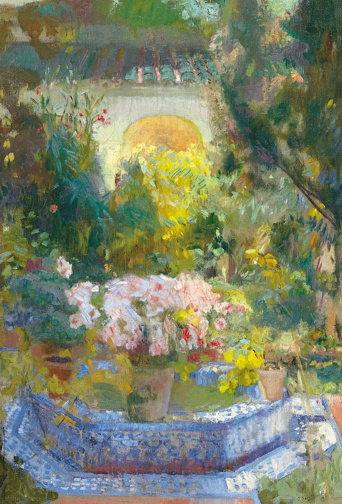 Sala con obras de Joaquín Sorolla en su casa-museo de Madrid (foto propia La Maleta Inquieta)