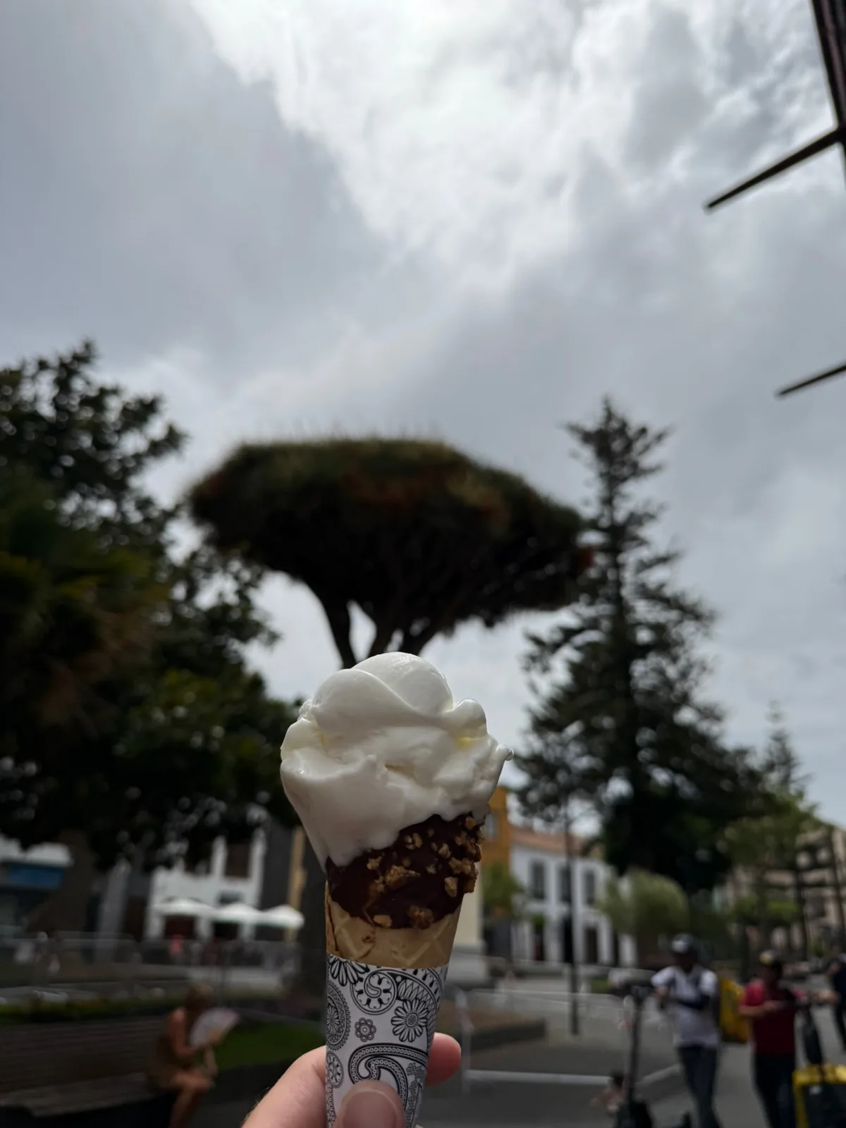 Helado artesanal en una heladería del casco histórico de La Laguna, Tenerife. Foto propia La Maleta Inquieta, agosto 2026